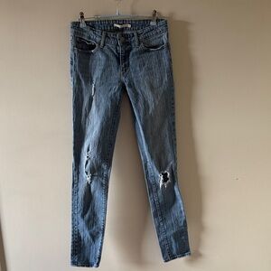 Levi's Distressed Light Blue Skinny Jeans